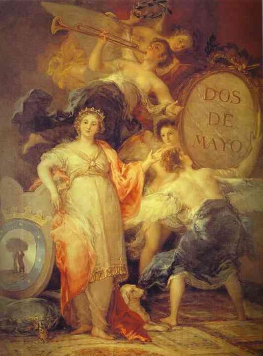 Francisco Jose de Goya Allegory of the City of Madrid. France oil painting art
